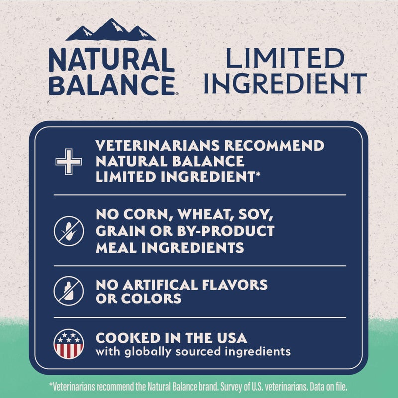 Natural Balance Limited Ingredient Small Breed Adult Grain-Free Dry Dog Food, Chicken & Sweet Potato Recipe, 4 Pound (Pack of 1) - Image 4